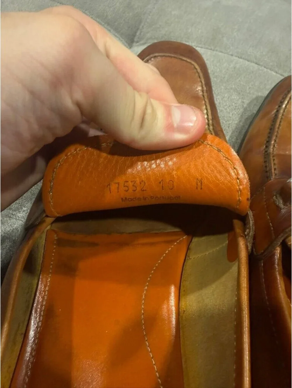 Magnanni Bit Loafers Mens 10 M Cognac Brown Leather Slip On